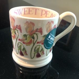 NWT Emma Bridgewater flowers “Sweet Pea” mug